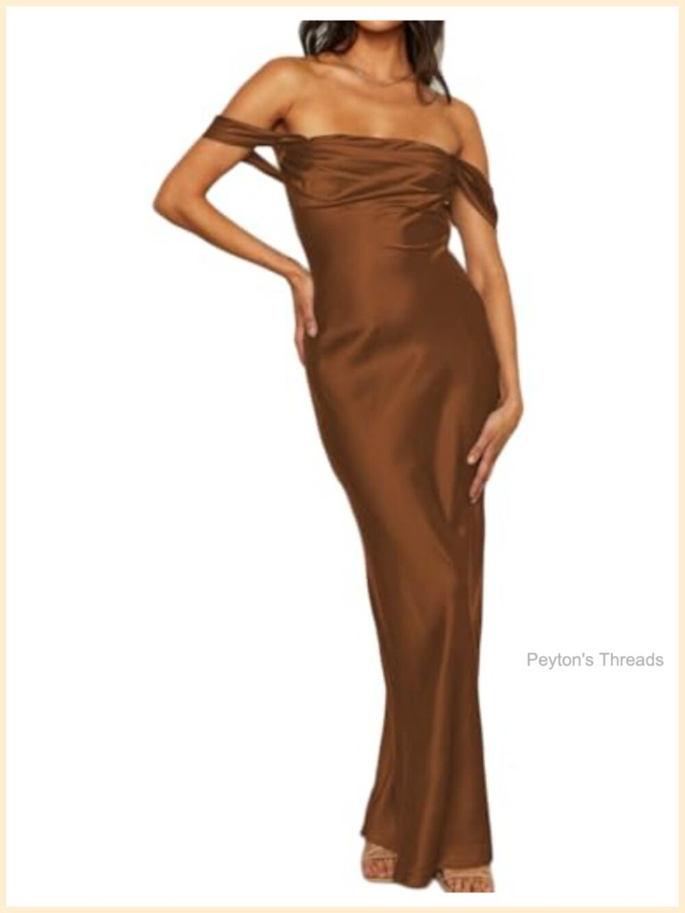 Satin Off Shoulder Strapless Ruched Midi Dress Formal Cocktail Backless